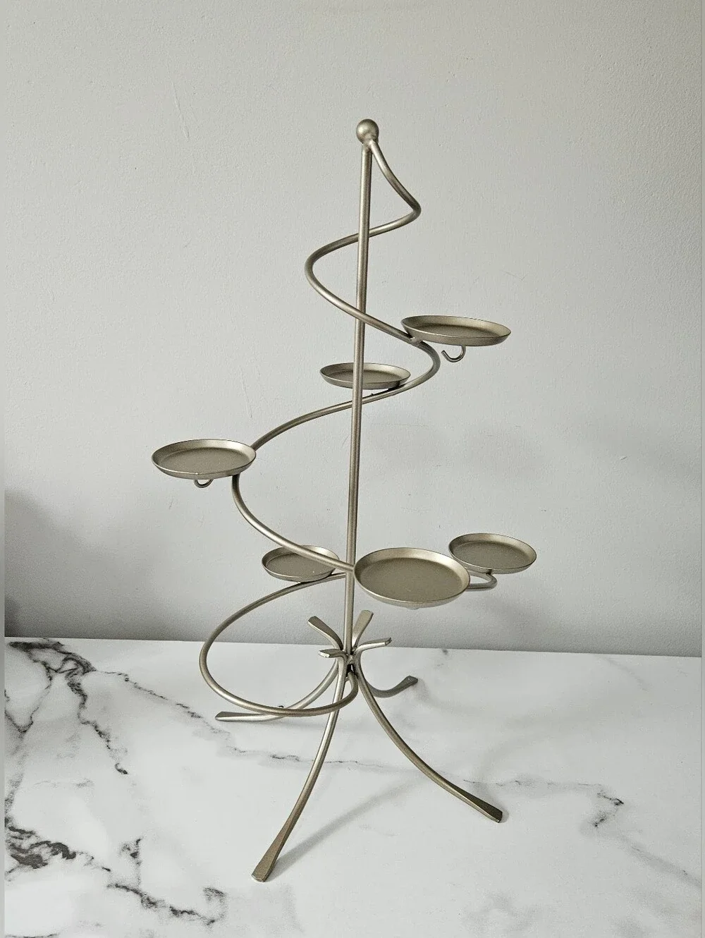 Partylite 6-Tier Metal Center Piece Votive Candle Holder Stand (Retired- P8645) - Picture 1 of 4